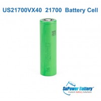 SONY US21700VX40 21700 4000mAh 15C 60A Lithium Ion High Drain Battery Cell