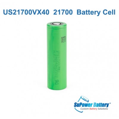 SONY US21700VX40 21700 4000mAh 15C 60A Lithium Ion High Drain Battery Cell