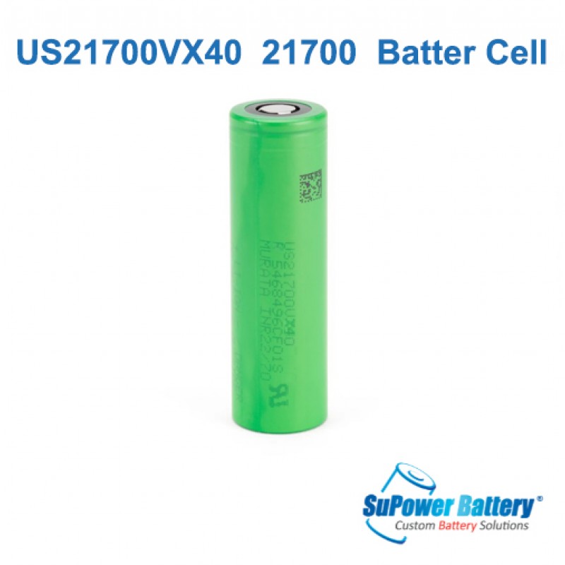SONY US21700VX40 21700 4000mAh 15C 60A Lithium Ion High Drain Battery Cell