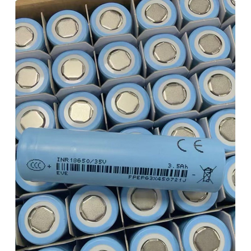 EVE 35V INR18650 lithium 3.7V 18650 battery Cell  10A 3500mAh Akku  Li-ion
