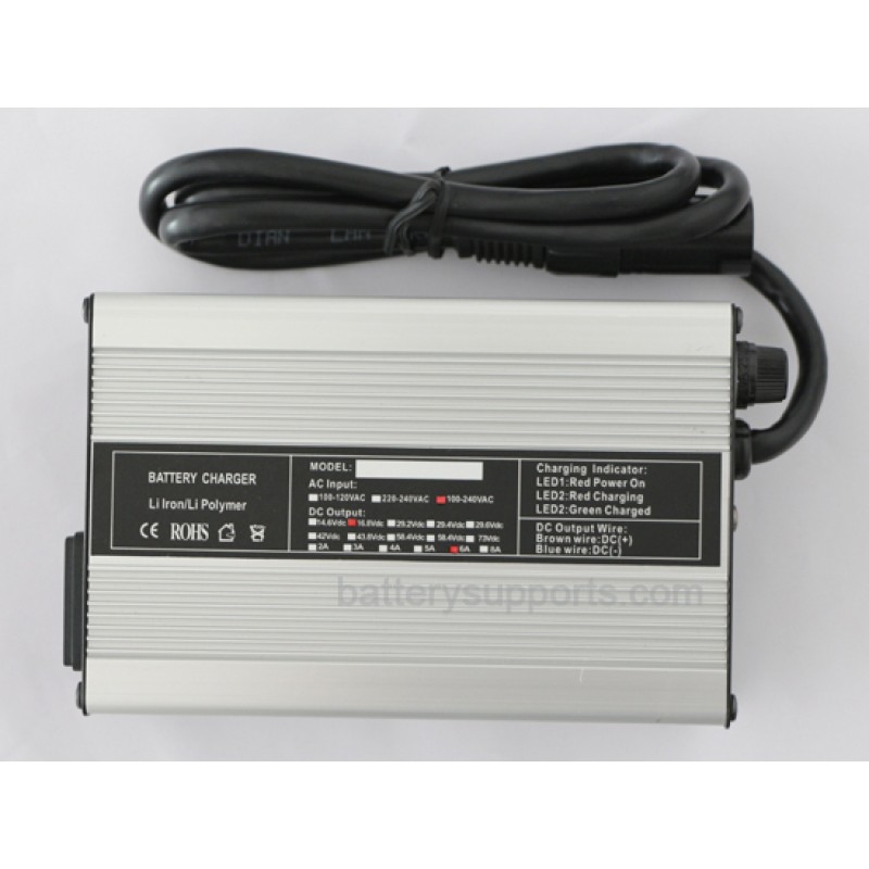 36V 43.8V 5A LiFePo4 Battery Charger 12S 12x 3.2V LiFe Charger