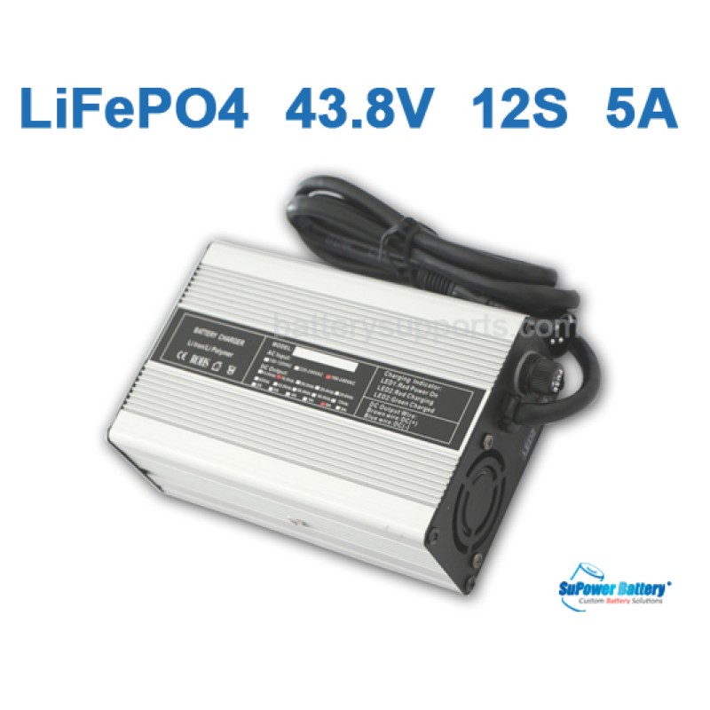 36V 43.8V 5A LiFePo4 Battery Charger 12S 12x 3.2V LiFe Charger 36V 43.8V 5A LiFePo4 Battery Charger 12S 12x 3.2V LiFe Charger