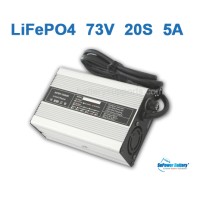 60V 73V 5A LiFePo4 Battery Charger 20S 20x 3.2V LiFe Charger