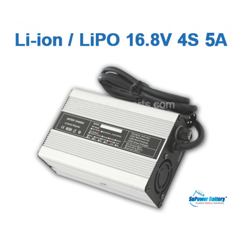 14.8V 16.8A 5A Lithium ion Battery Charger 4S 4x 3.6V Lion LiPO