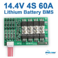 14.4V 14.8V 4S 60A 4x 3.6V Lithium ion LiPo Battery BMS PCM SMT