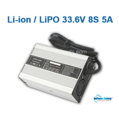 29V 33.6A 5A Lithium ion Battery Charger 8S 8x 3.6V Lion LiPO