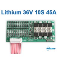 36V 37V 42V 10S 45A 10x 3.6V Lithium ion LiPolymer Battery BMS
