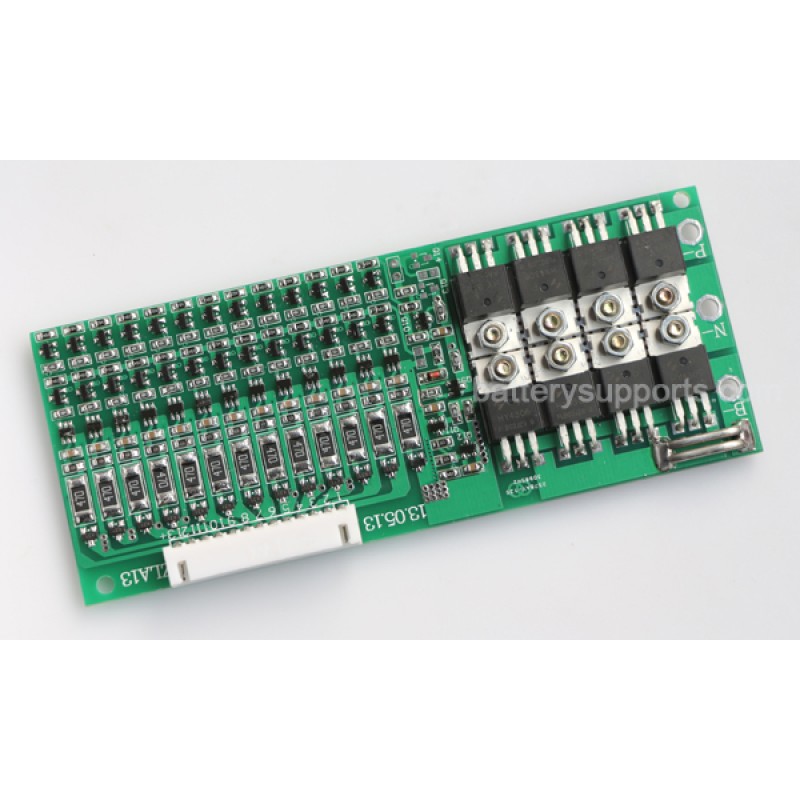 48V 54.6V 13S 60A 13x 3.6V Lithium ion LiPolymer Battery BMS PCB