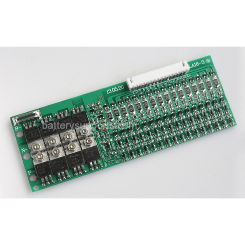 Sistema Di Gestione Batteria BMS 16S 48V 45A LiFePo4 Per EBike E Pacchi Batteria