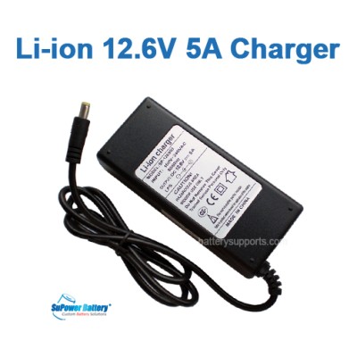 Li-ion Li-Po 12.6V 10.8V 5A 3S Wall Socket Battery Charger AC DC
