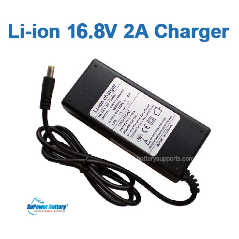 Li-ion Li-Po 16.8V 14.8V 2A 4S Wall Socket Battery Charger AC DC