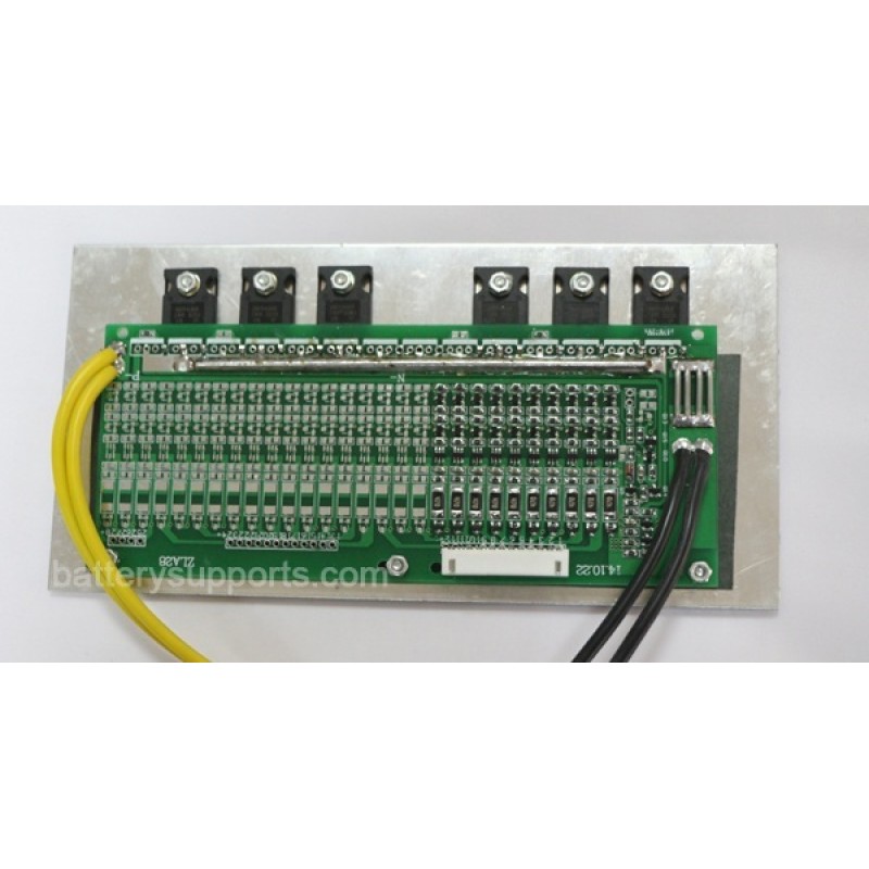 48V 54.6V 13S 80A 13x 3.6V Lithium ion LiPolymer Battery BMS PCB