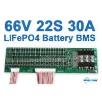 66V 30A 22S 22x 3.2V LiFePo4 Battery BMS LFP PCB PCM SMT System