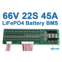 66V 45A 22S 22x 3.2V LiFePo4 Battery BMS LFP PCB PCM SMT System