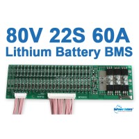 80V 92.4V 22S 60A 22x 3.6V Lithium ion Li-ion Li-Po Battery BMS