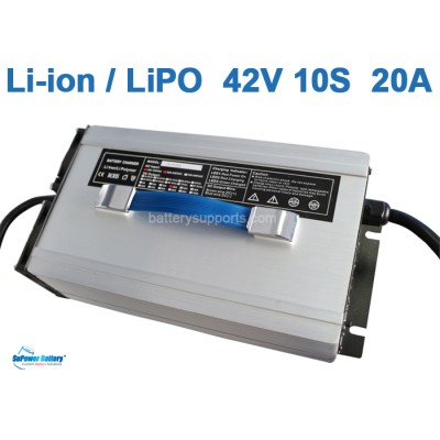 36V 42V 20A Lithium ion Battery Charger 10S 10x 3.6V Lion LiPO