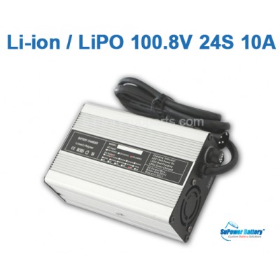 100.8V 88V 86V 10A Lithium ion LiPO Battery Charger 24S 24x 3.6V