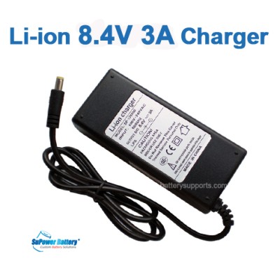 Li-ion Li-Po 7.2V 7.4V 8.4V 3A Wall Socket Battery Charger AC DC
