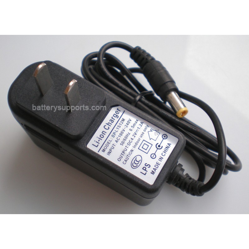 Li-ion Li-Po 3.6V 3.7V 4.2V 1A Wall Socket Battery Charger AC DC