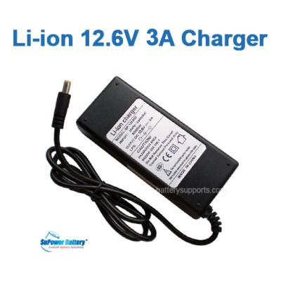 Li-ion Li-Po 12.6V 10.8V 3A 3S Wall Socket Battery Charger AC DC