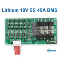 18V 21V 5S 45A 5x 3.6V Lithium ion LiPo Battery BMS PCM SMT