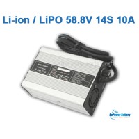 58.8V 58V 51V 10A Lithium ion LiPO Battery Charger 14S 14x 3.6V