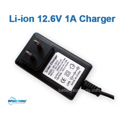 Li-ion Li-Po 12.6V 11.1V 1A 3S Wall Socket Battery Charger AC DC