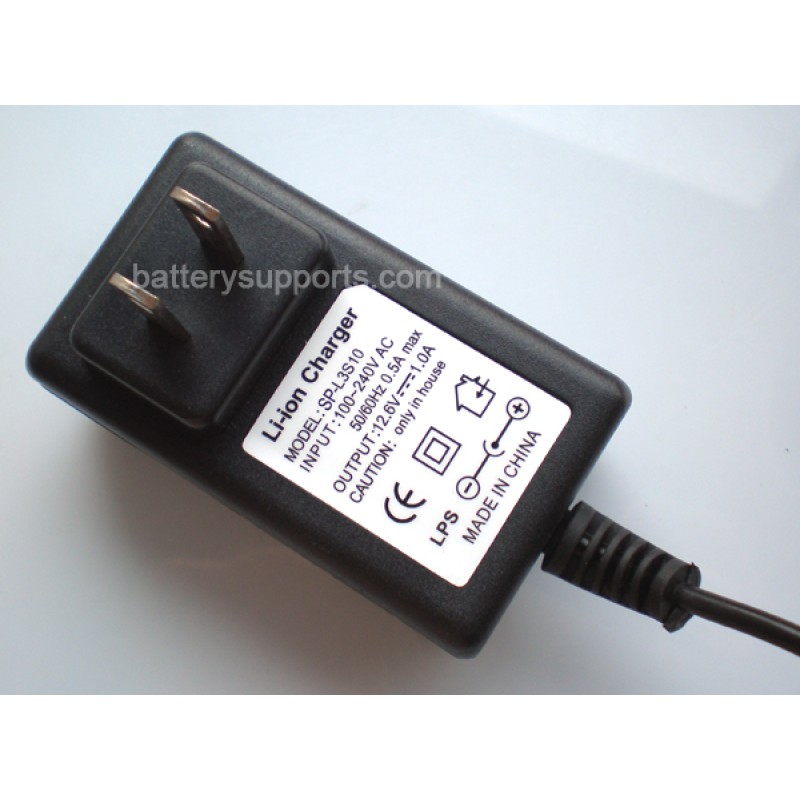 Li-ion Li-Po 12.6V 11.1V 1A 3S Wall Socket Battery Charger AC DC