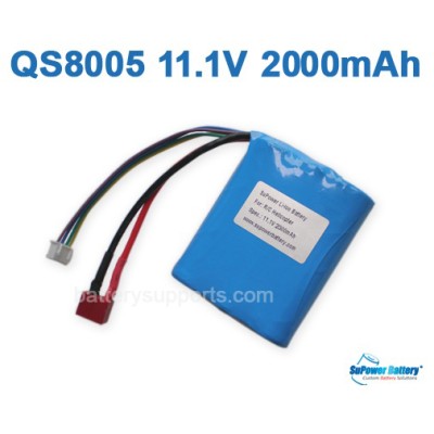 11.1V 2000MAH Lithium BATTERY for QS8005 R/C HELICOPTER