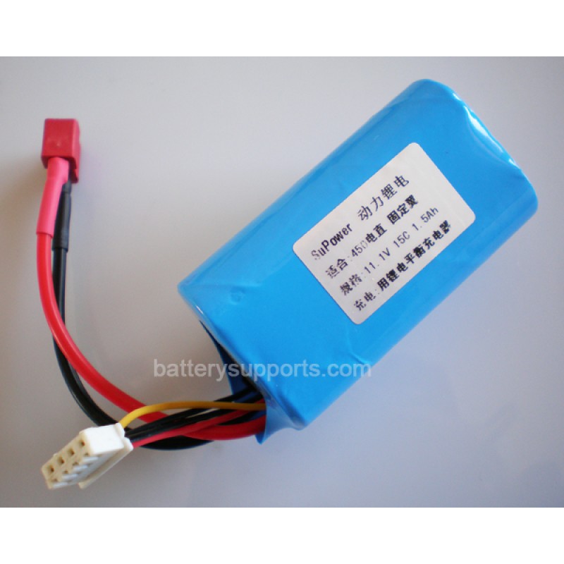 11.1V 1500mAh RC Li-ion Battery for RC Helicopter 450 Fixed-wing