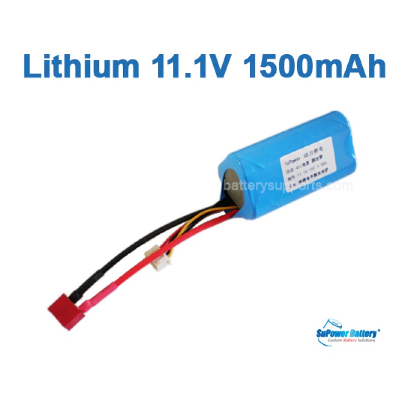 11.1V 1500mAh RC Li-ion Battery for RC Helicopter 450 Fixed-wing