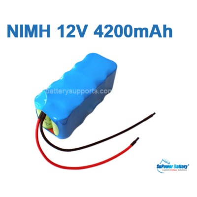 NiMH sub-C 12V 4200mAh Rechargable High Drain R/C Robot Battery