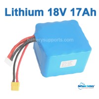 18V 21V Max. 50A  17000mAh 17Ah Li-ion Battery 5S5P Battery Pack