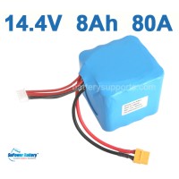 14.4V 14.8V 8000mAh 80A 120Wh High Drain R/C Hobby Battery Pack