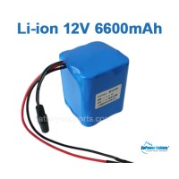 10.8V 11.1V 12V 9*18650 6600mAh 3S3P Lithium ion LiMnO2 Battery