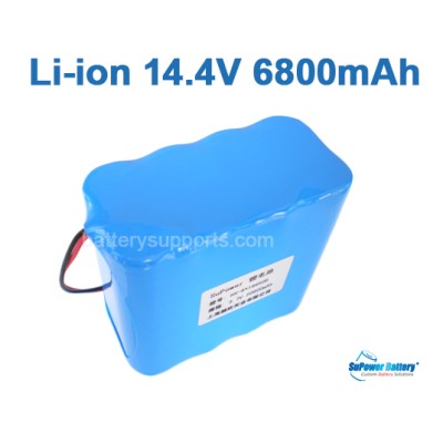 14.4V 14.8V 8*18650 6800mAh 4S2P Lithium ion Li-ion Battery Pack