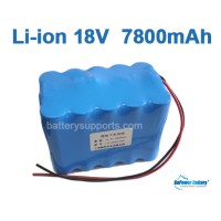 18V 21V 15*18650 7800mAh 5S3P Lithium ion Li-ion Battery Pack