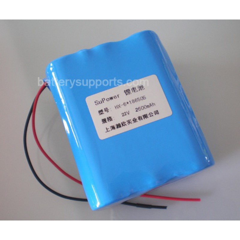 22.2V 25.2V 6*18650 2600mAh 6S Lithium ion Li-ion Battery Pack