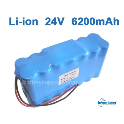 24V 29.4V 14*18650 6200mAh 7S2P Lithium ion Li-ion Battery Pack