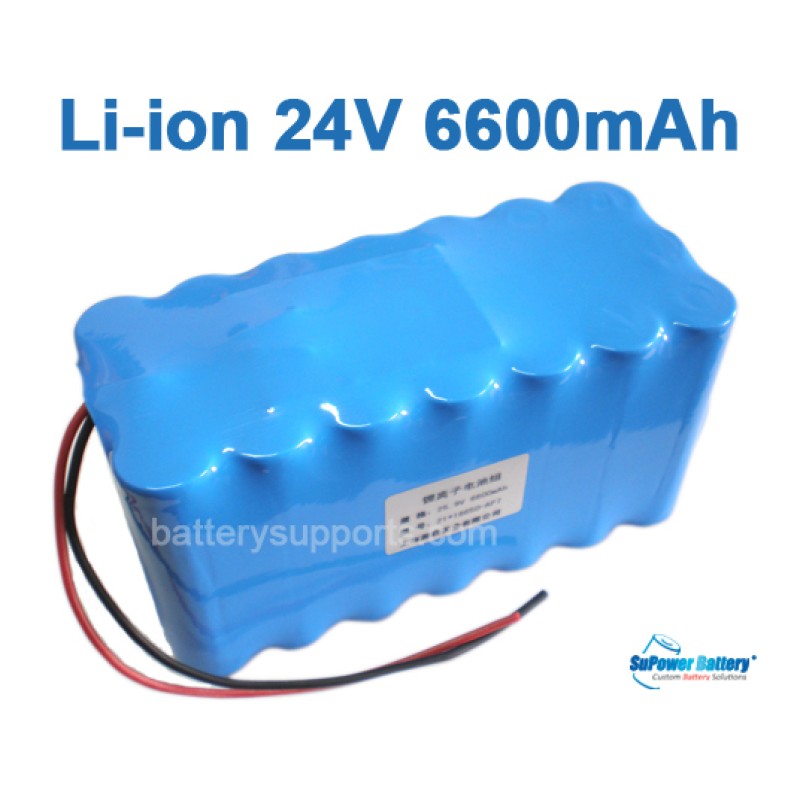 24V 29.4V 21*18650 6600mAh 7S3P Lithium ion Li-ion Battery Pack