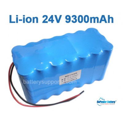 24V 29.4V 21*18650 9300mAh 7S3P Lithium ion Li-ion Battery Pack