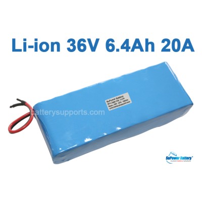 36V 37V 42V  6400mAh  6.4Ah  20A Lithium ion Li-ion Battery Pack
