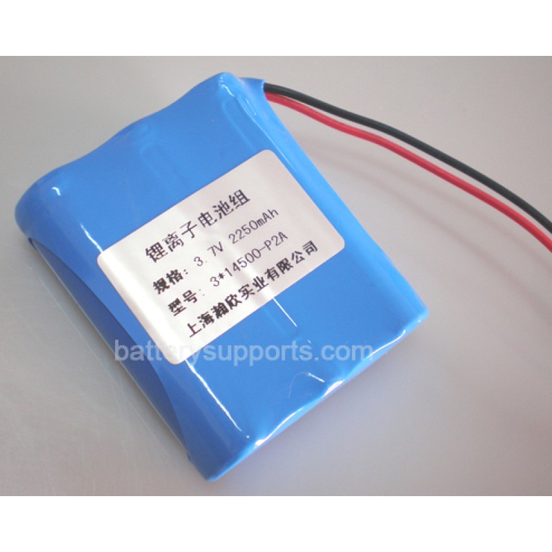 3.6V 3.7V AA 3* 14500 2250mAh 3P Lithium ion Li-ion Battery Pack