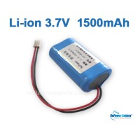 3.6V 3.7V AA 2* 14500 1500mAh 2P Lithium ion Li-ion Battery Pack