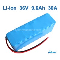 36V 37V 42V  9.6Ah  30A  9600mAh Lithium Li-ion Battery Pack