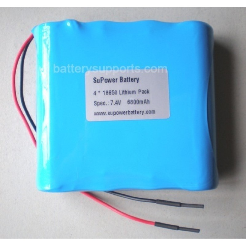 7.2V 7.4V 4* 18650 6800mAh 2S2P Lithium ion Li-ion Battery Pack