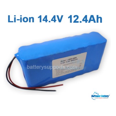 14.4V 14.8V 16*18650 12400mAh 4S4P Lithium ion Li-ion Battery