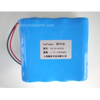 3.6V 3.7V 8* 18650 20800mAh 8P Lithium ion Li-ion Battery Pack