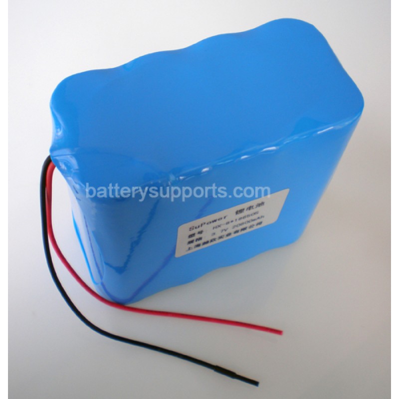 7.2V 7.4V 8* 18650 8800mAh 2S4P Lithium ion Li-ion Battery Pack