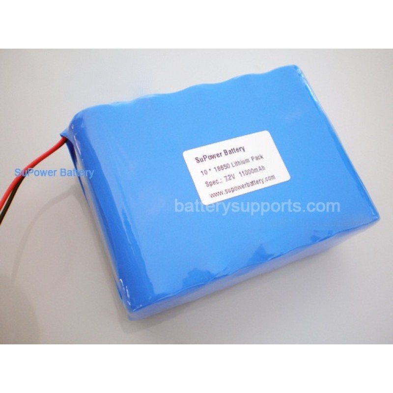 7.2V 7.4V 10* 18650 11Ah 2S5P Lithium ion Li-ion Battery Pack